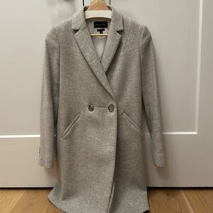Massimo Dutti made in Europe wool blend coat